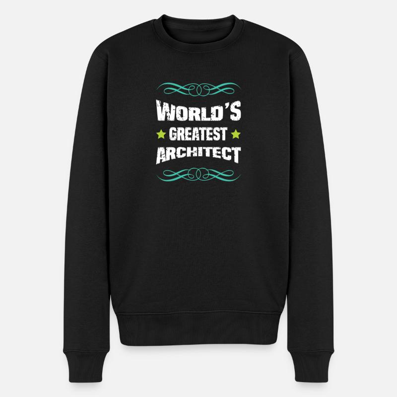 Le meilleur architecte du monde - Pull Premium bio Homme - noir