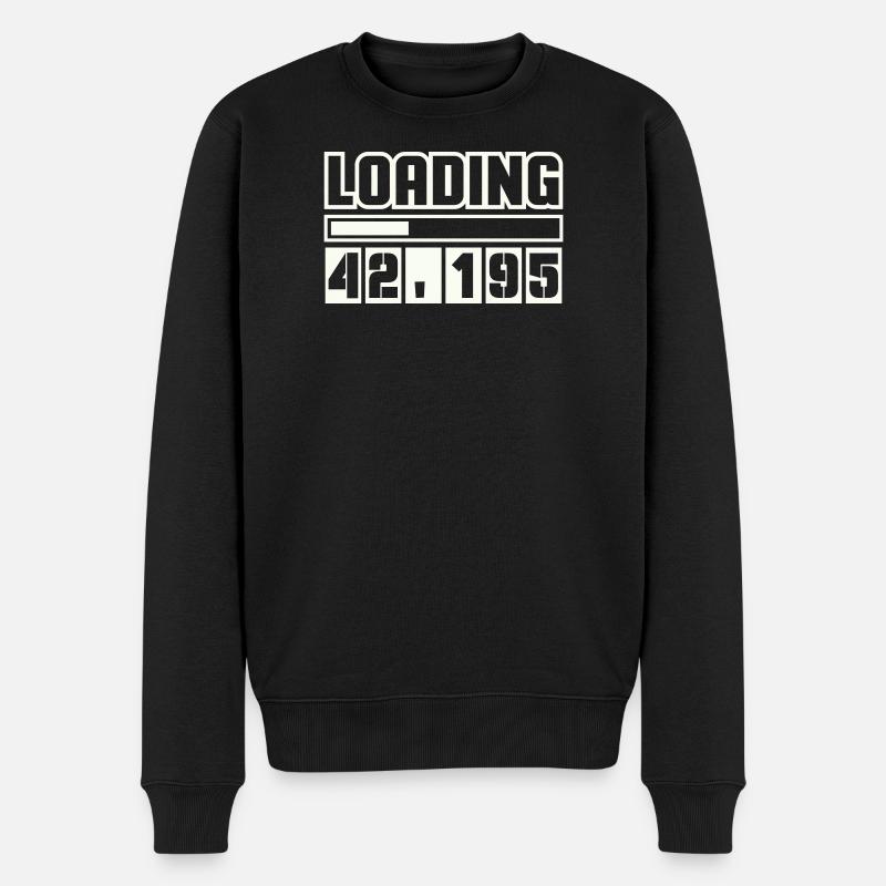 Chargement 42 195 Marathon - Pull Premium bio Homme - noir