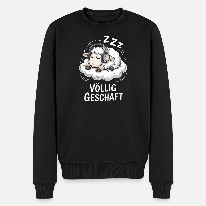 Conception de mouton entièrement réalisée - Pull Premium bio Homme - noir