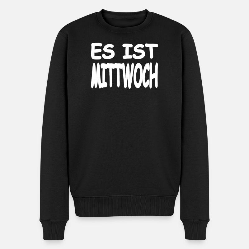 Mercredi - Pull Premium bio Homme - noir