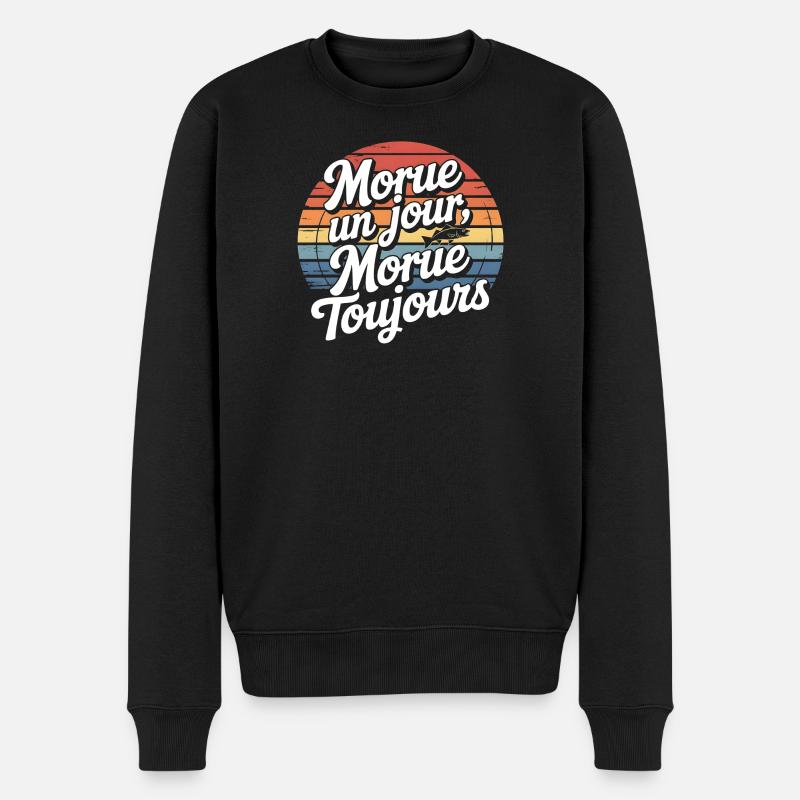 Cod One Day Always - Men's Premium Organic Jumper - black