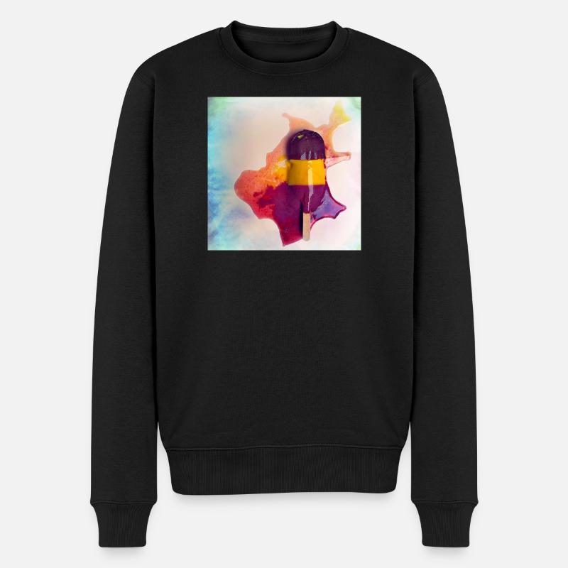 Popsicle - Männer Premium Bio Pullover - Schwarz