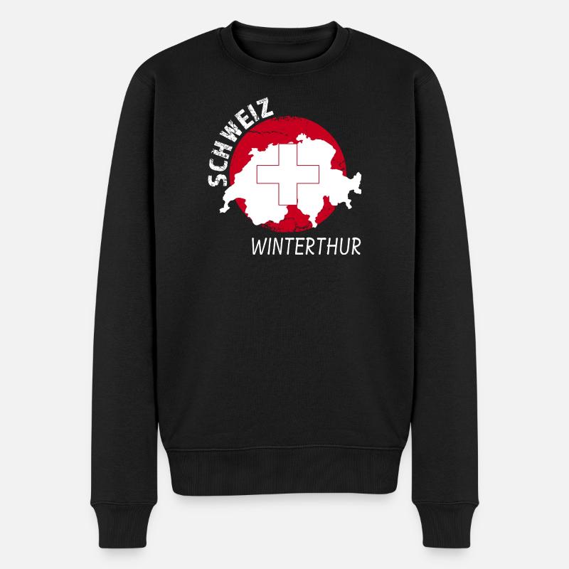 Winterthur - Pull Premium bio Homme - noir