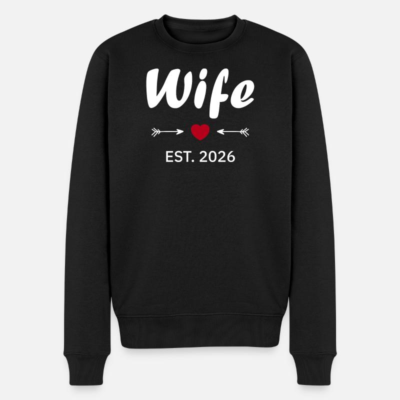 Wife Est 2026 - Pull Premium bio Homme - noir