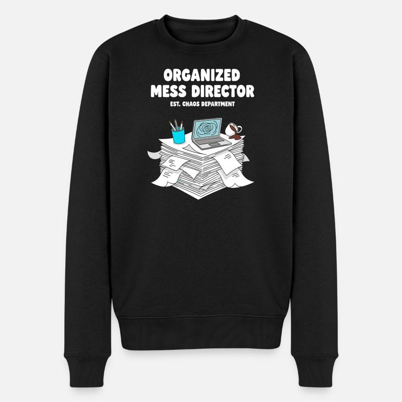 Directeur du Chaos Organisé - Pull Premium bio Homme - noir