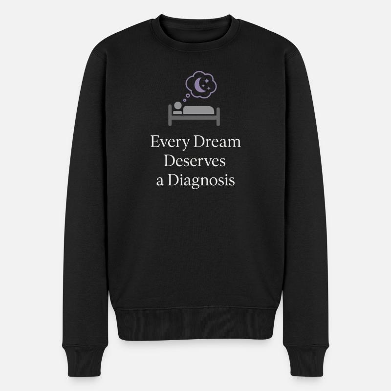 Sleep Technologist Polysomnographic Tech Rpsgt - Men's Premium Organic Jumper - black