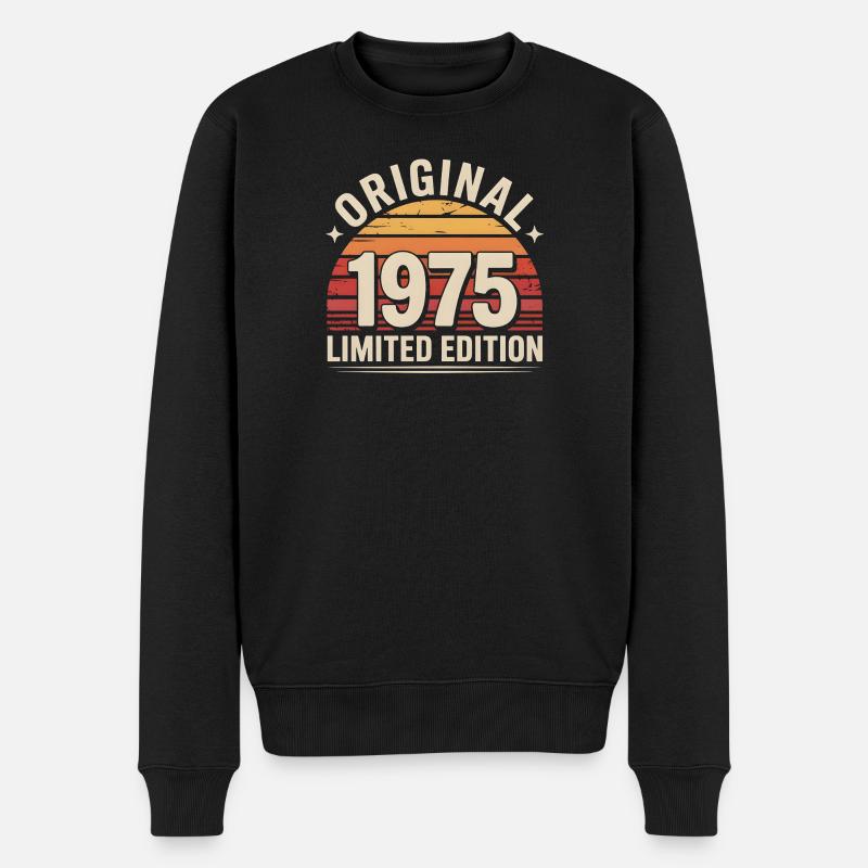 Original 1975 Edition Retro - Pull Premium bio Homme - noir