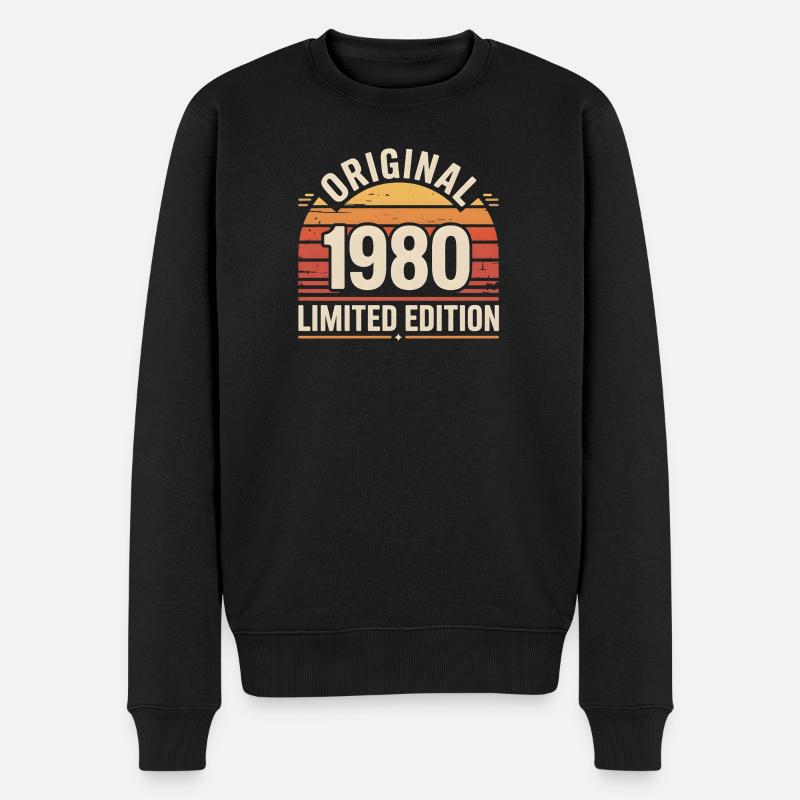 Original 1980 Edition Limitée - Pull Premium bio Homme - noir