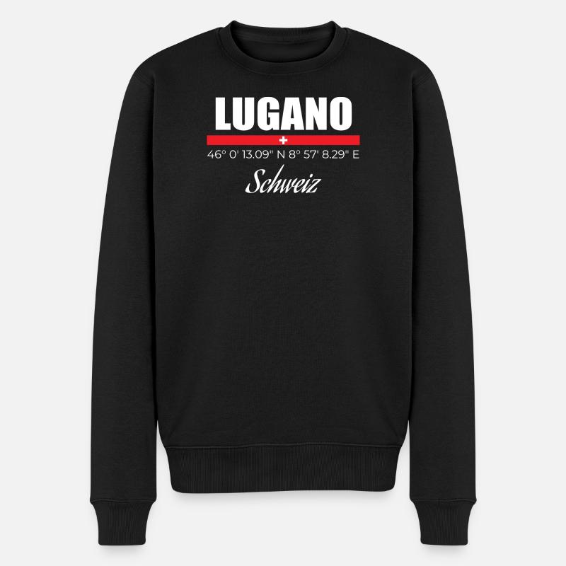 Lugano - Pull Premium bio Homme - noir