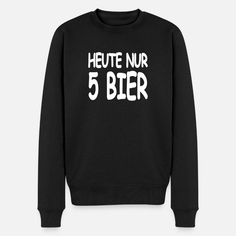 Bière - Pull Premium bio Homme - noir