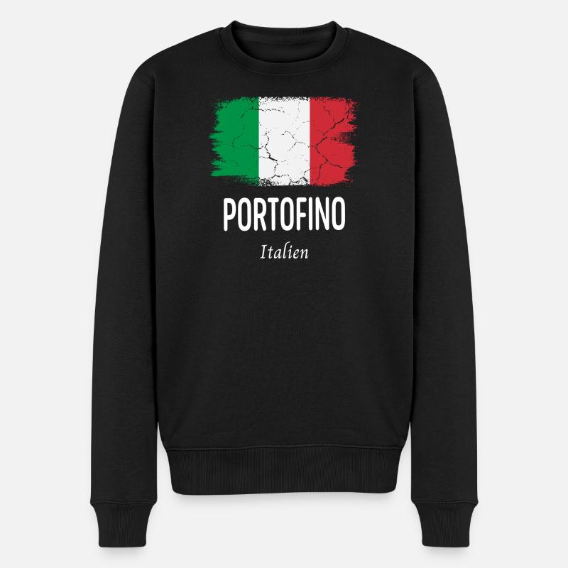 Portofino - Pull Premium bio Homme - noir