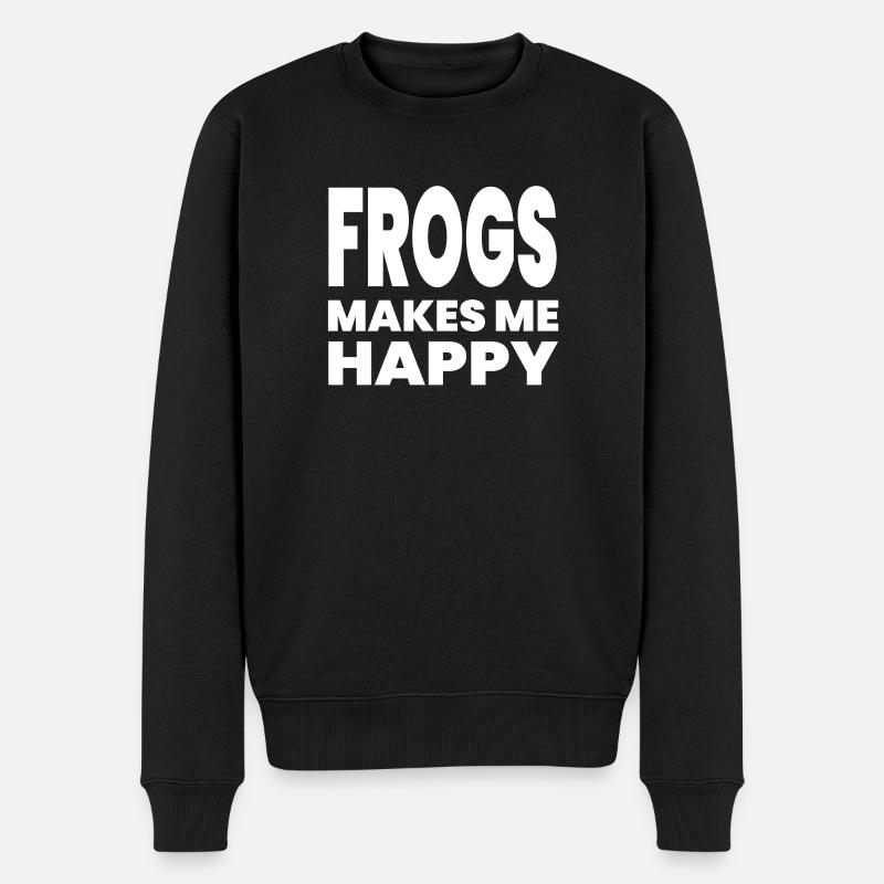 Grenouilles - Pull Premium bio Homme - noir