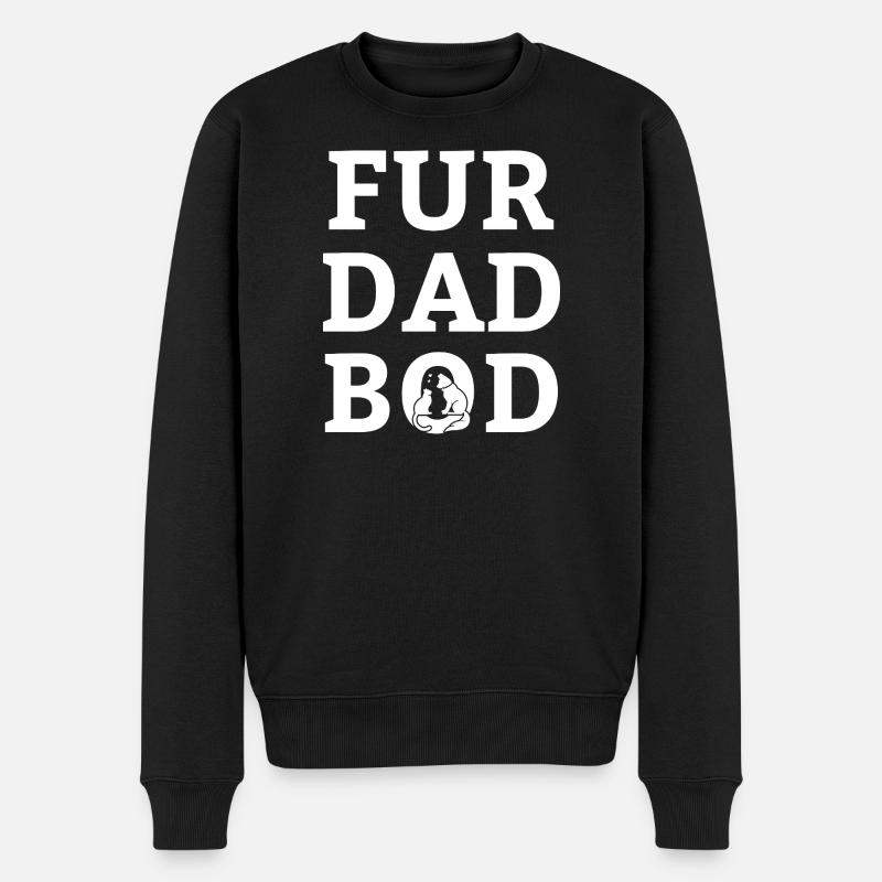 Pour Dad Bod - Pull Premium bio Homme - noir