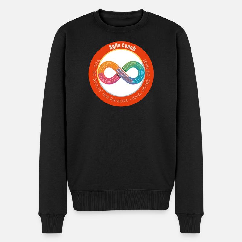 Do Scrum - Männer Premium Bio Pullover - Schwarz