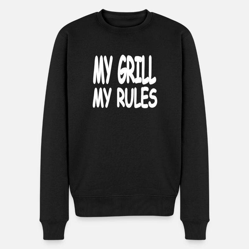 Griller - Pull Premium bio Homme - noir