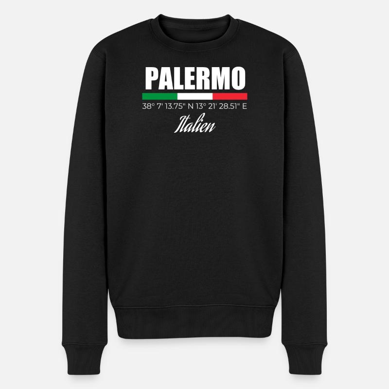 Palerme - Pull Premium bio Homme - noir