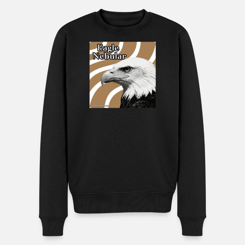 Portrait nébulaire de l’aigle - Pull Premium bio Homme - noir
