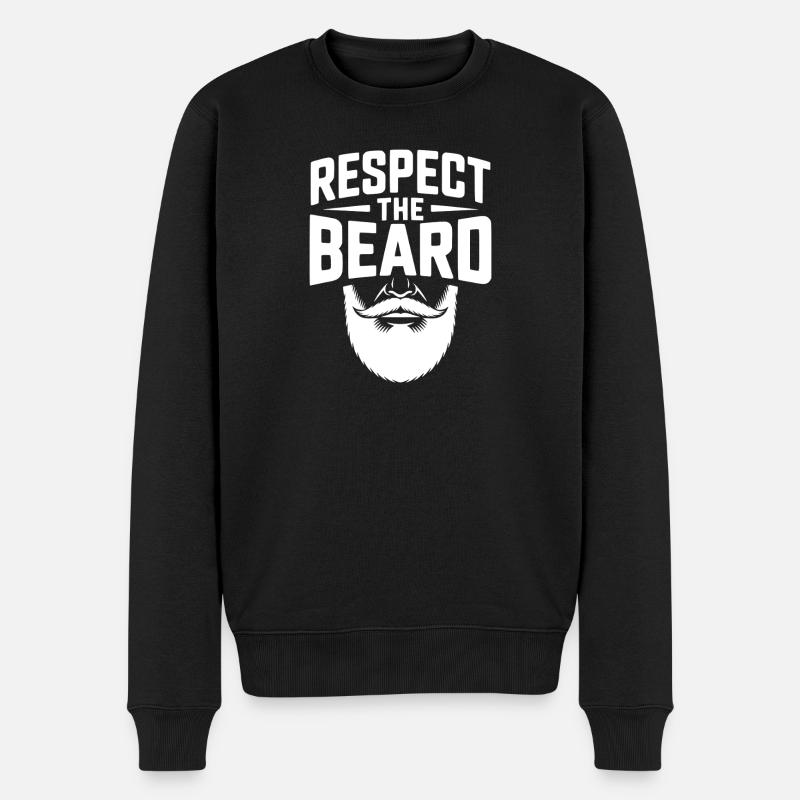 Respecter la barbe - Pull Premium bio Homme - noir