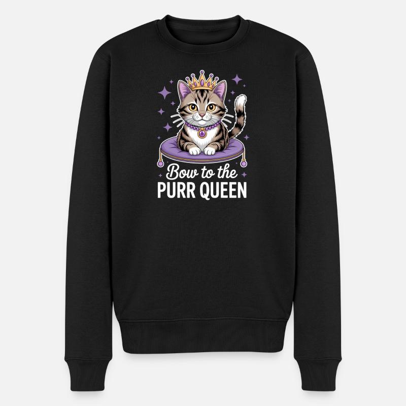 Chat Disant Chat Drôle Chat Cadeau - Pull Premium bio Homme - noir