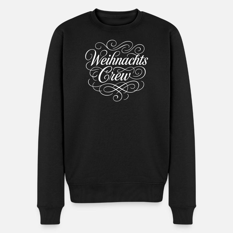 Weihnachts Team - Männer Premium Bio Pullover - Schwarz