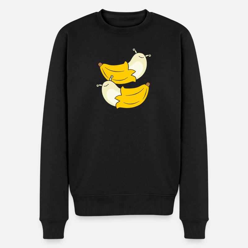Escargot Banane - Pull Premium bio Homme - noir