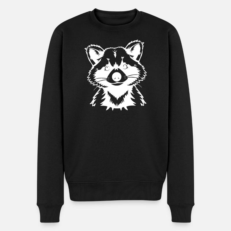 Raton laveur - Pull Premium bio Homme - noir