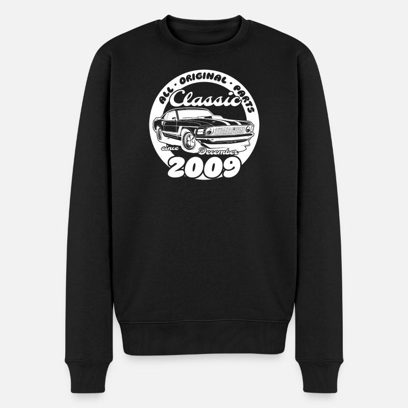 16e anniversaire - Classic Musclecar 12/2009 - Pull Premium bio Homme - noir