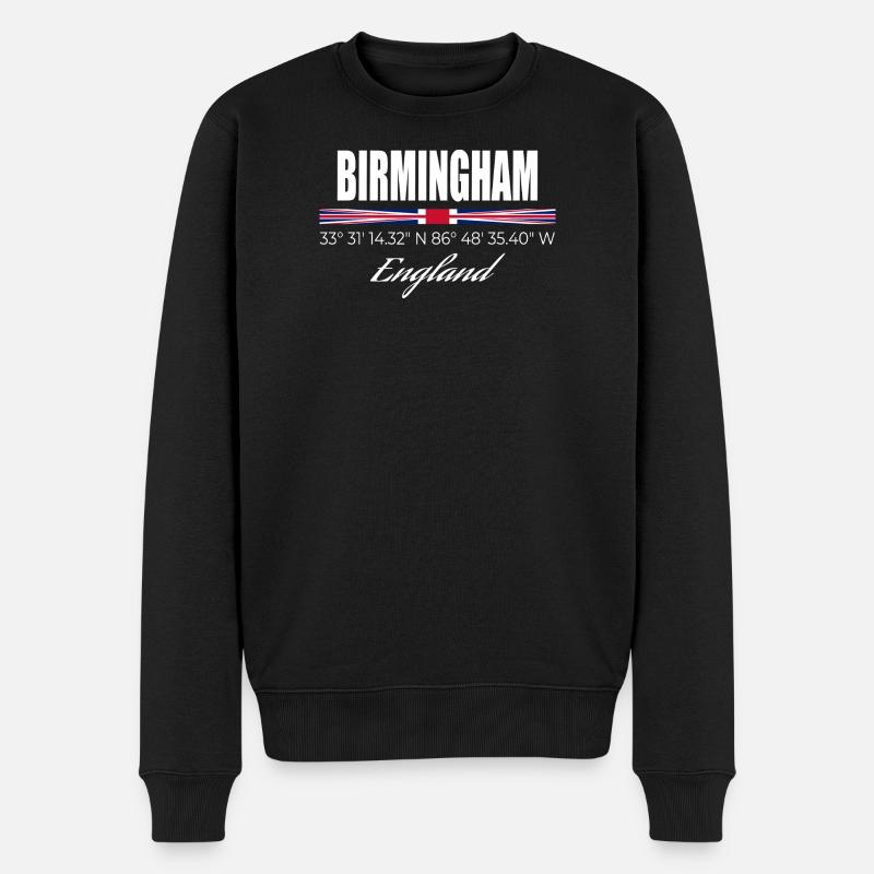 Birmingham - Pull Premium bio Homme - noir