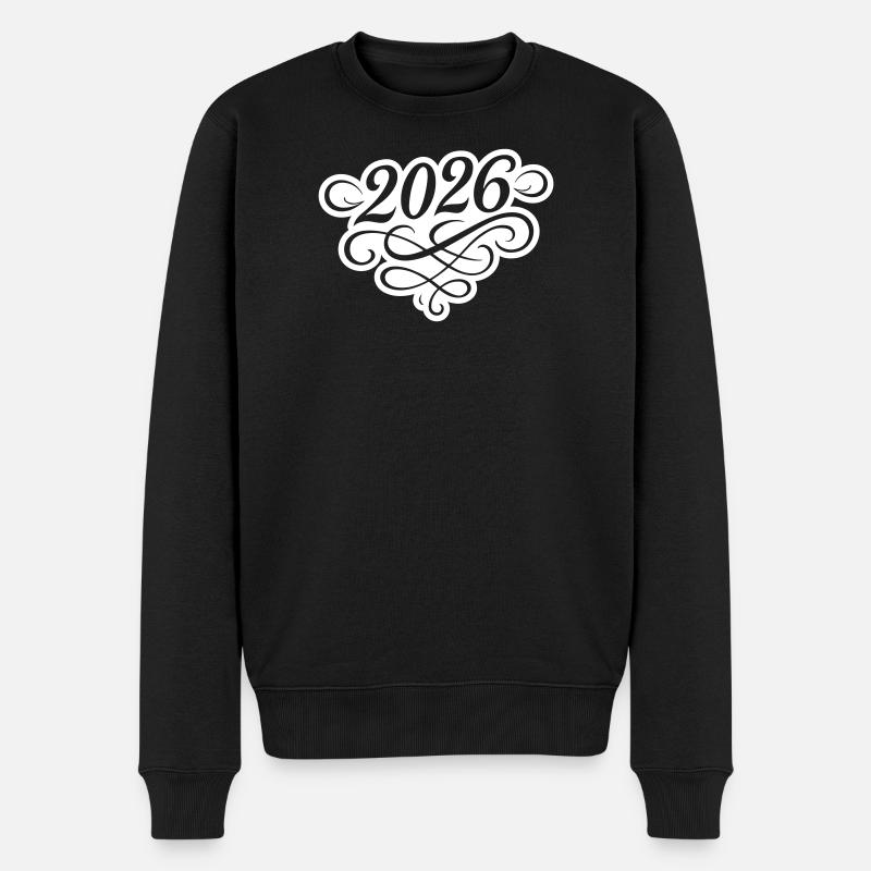 Année 2026 - Pull Premium bio Homme - noir