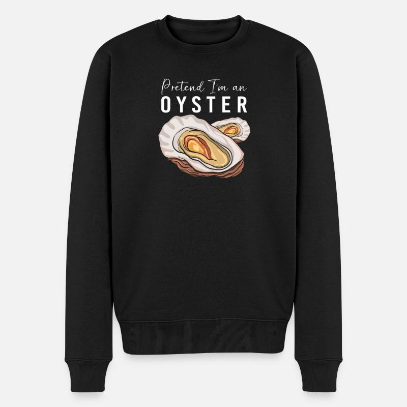 Huîtres - Pull Premium bio Homme - noir