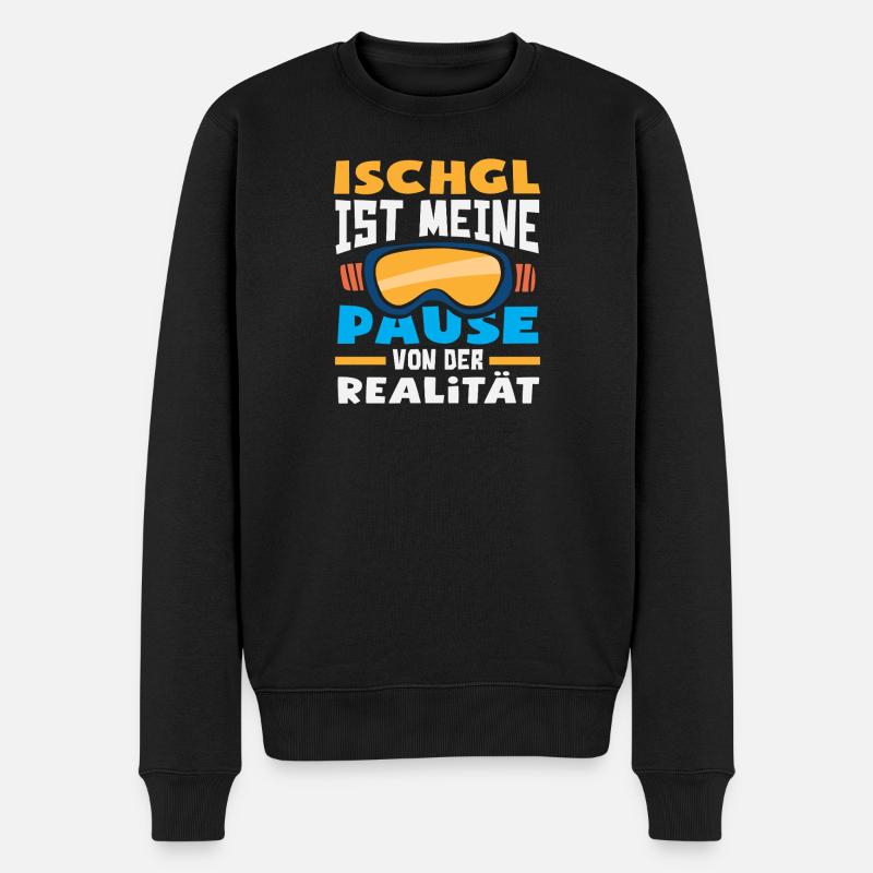 Ischgl My Break Reality Fun Après-ski - Pull Premium bio Homme - noir