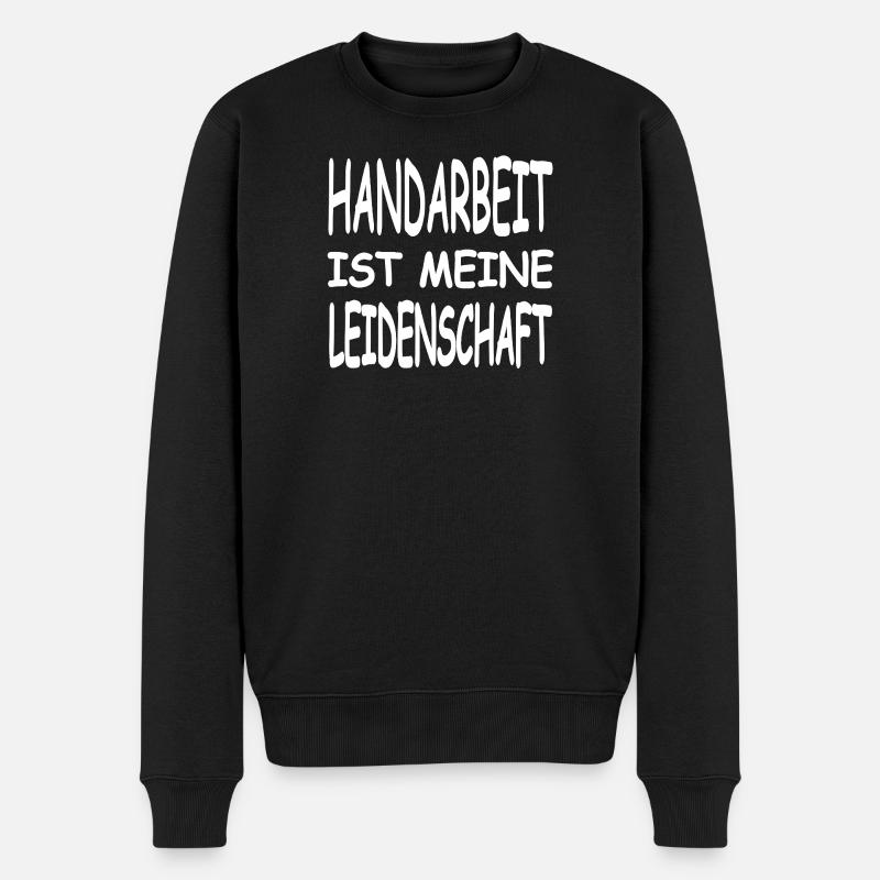 Travail manuel - Pull Premium bio Homme - noir