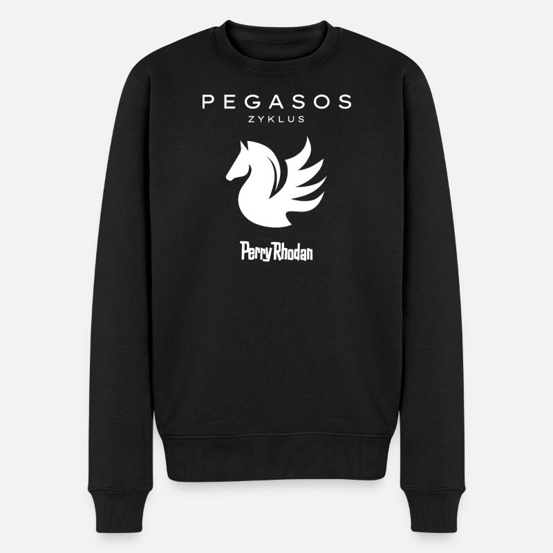 PEGASOS - Zyklus I PERRY RHODAN - Männer Premium Bio Pullover - Schwarz