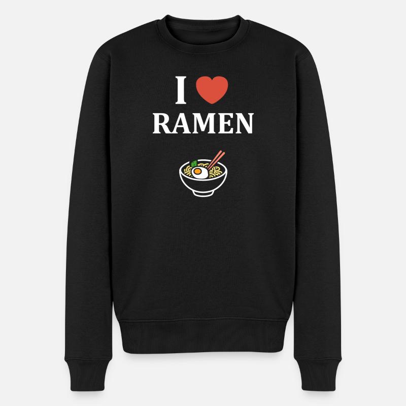 J'aime Ramen Bol - Pull Premium bio Homme - noir