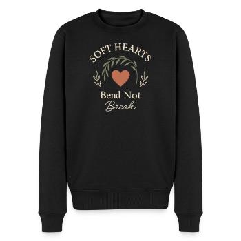 Hopepunk Gentillesse Rébellion Soft Activisme Radical - Pull Premium bio Homme - noir - Devant - Nico (187cm)
