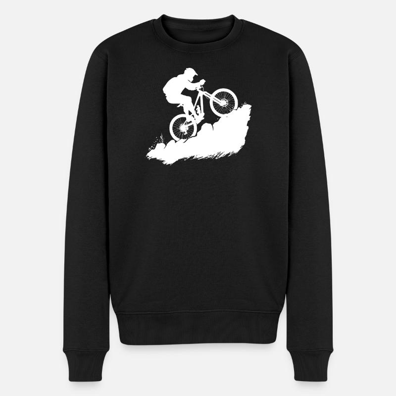 Cyclisme en VTT énergique - Pull Premium bio Homme - noir