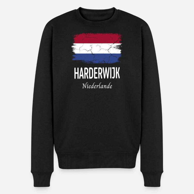 Harderwijk - Pull Premium bio Homme - noir