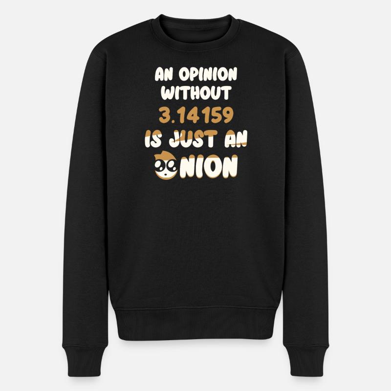 Funny Math Sayings Math Teacher - Men's Premium Organic Jumper - black