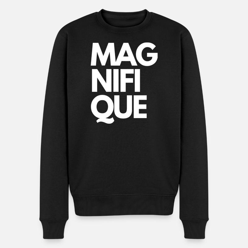 Magnifique - Pull Premium bio Homme - noir