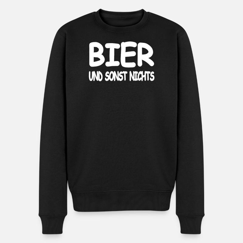 Bière - Pull Premium bio Homme - noir