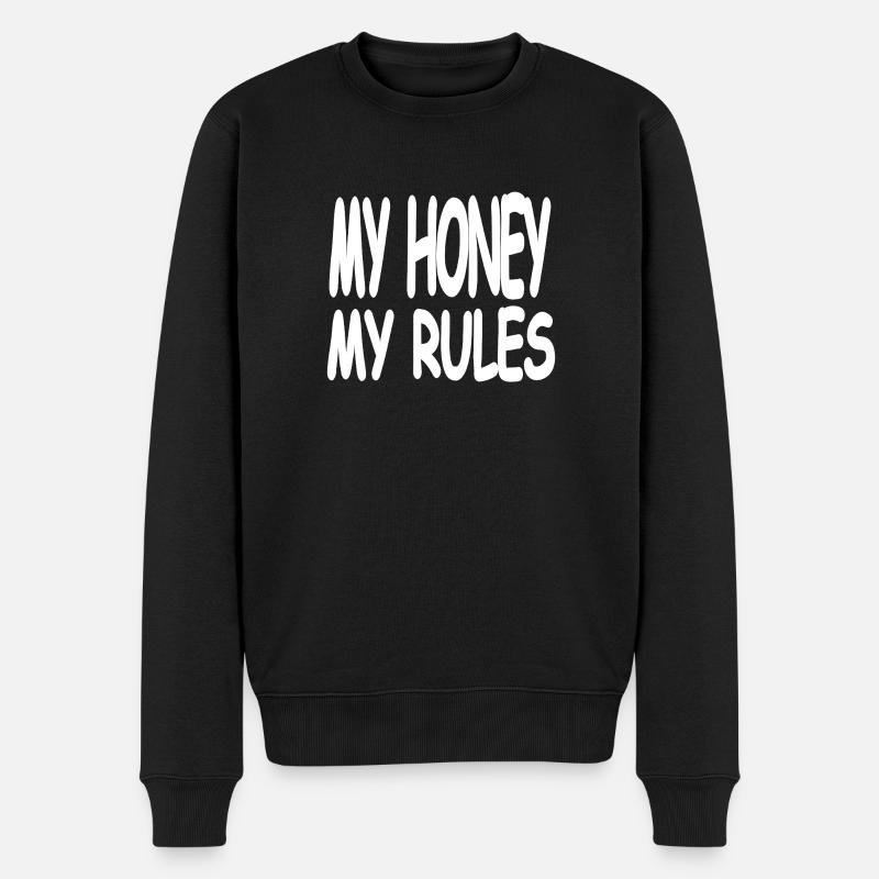 Miel - Pull Premium bio Homme - noir