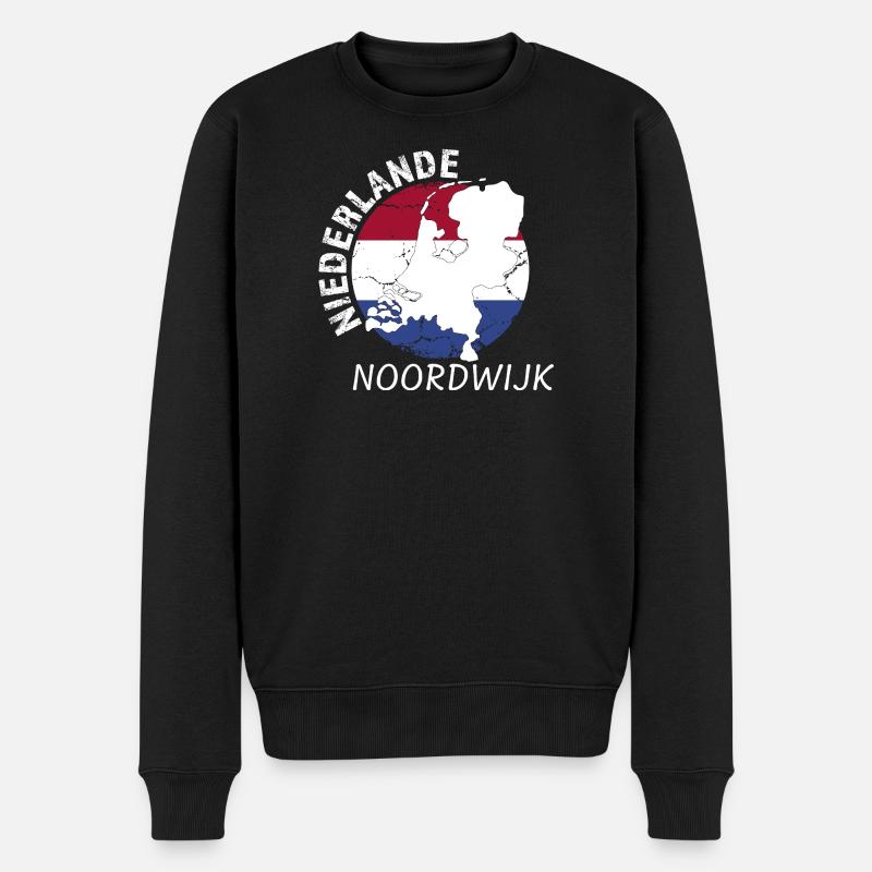 Noordwijk - Pull Premium bio Homme - noir
