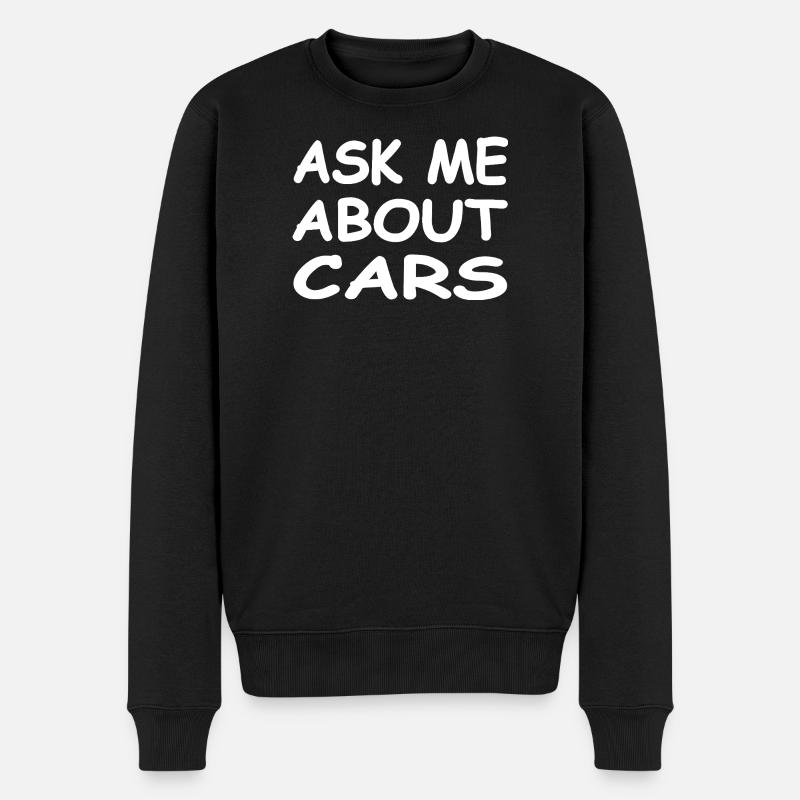 Auto - Männer Premium Bio Pullover - Schwarz
