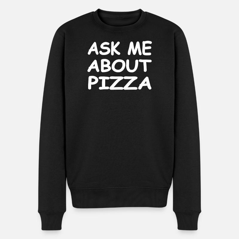 Pizza - Pull Premium bio Homme - noir