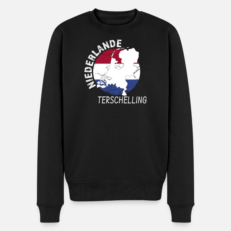 Terschelling - Pull Premium bio Homme - noir