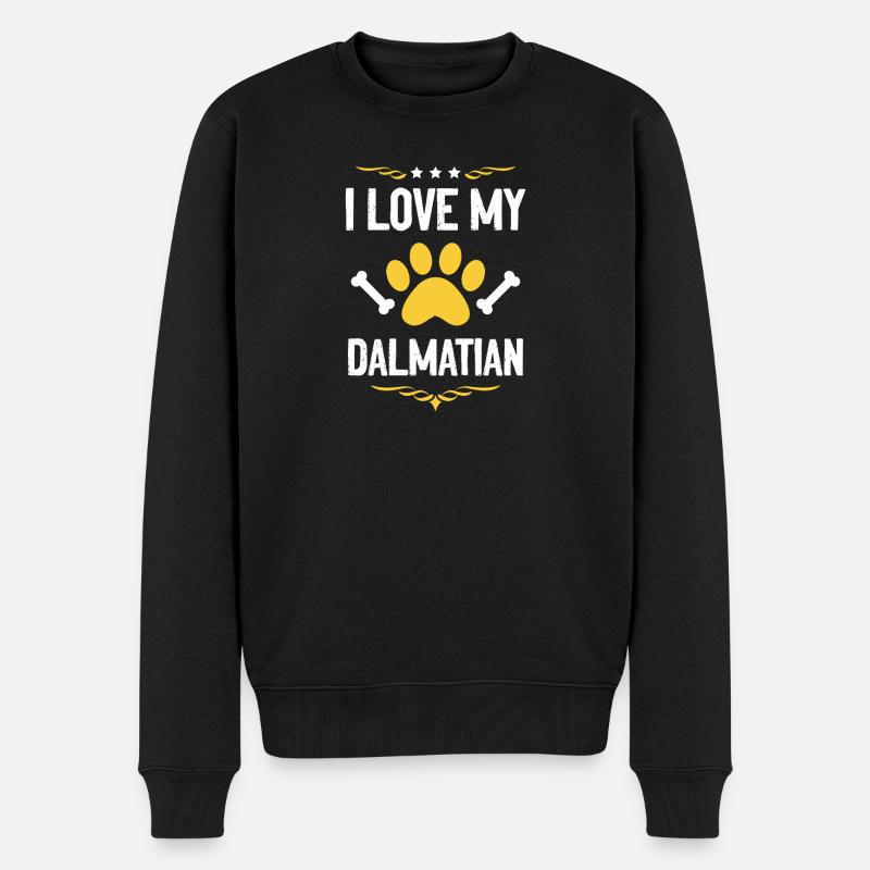 J’adore mon dalmatien - Pull Premium bio Homme - noir