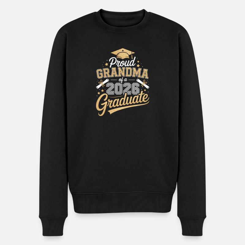Fière grand-mère diplômée 2026 - Pull Premium bio Homme - noir