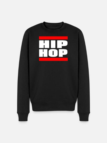 Beat Flow Culture Urban Sound Expression - Men's Premium Organic Jumper - black