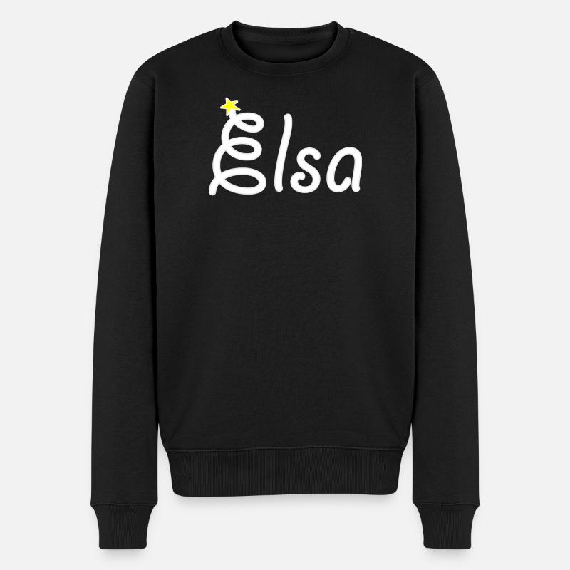 Elsa - Pull Premium bio Homme - noir