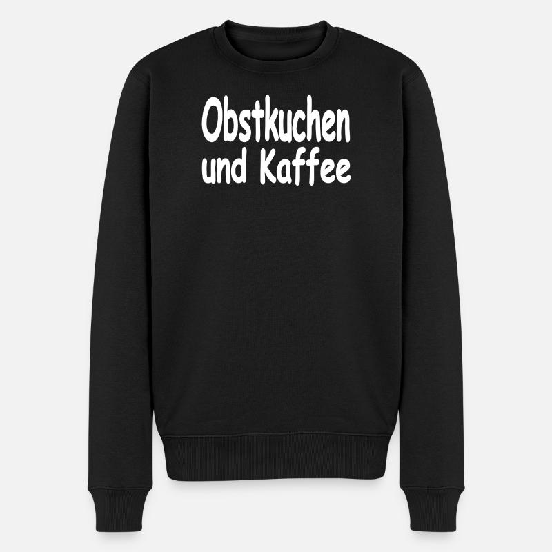 Kuchen - Männer Premium Bio Pullover - Schwarz